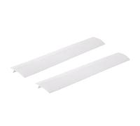 OFFSCH Cache-fente en Silicone Blanc Cuisine, Combleur D'espaces Résistant la Chaleur, Protège Entre Plaque de Cuisson et Plan de Travail, Lot de 2 Pièces Modernes
