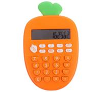 OFFSCH Calculatrice Adorable Orange 12 Chiffres en Plastique Électronique, Calculatrice Financière Compacte pour Bureau et Étudiants, Portable et Pratique Plusieurs Styles