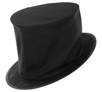 OFFSCH Chapeau de Magicien Pliable à Ressort Noir, Célébration Halloween | Polyester Léger, Ajustement Élastique, Rangement Facile, pour Costumes, Fêtes et Divers Événements