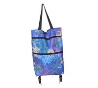 OFFSCH Chariot De Courses Léger avec Roues Grand De Rangement pour Achats à Main Et Caddie Multifonction pour Supermarché Et Sorties Extérieures