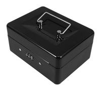 OFFSCH Coffre-Fort Portable en Fer Petit Format Noir avec Serrure à Code Sécurisé Boîte de Rangement Verrouillable Multifonction pour Maison et Bureau Espace Intérieur Spacieux Mini