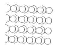 OFFSCH Colliers de Serrage à Ressort Double en Acier Inoxydable 304 pour Tuyau D’Irrigation Jardin, Lot de 200 Pièces, Clip Étanche Diamètre 6 Mm, Accessoires Outillage Jardin