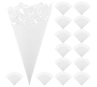 OFFSCH Cornets Coniques en Papier Kraft 20 Pièces Porte-Confettis pour Pétales de Fleurs Mariage et Fête en Extérieur