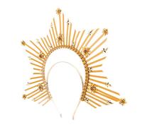 OFFSCH Couronne Déesse Du Soleil Coiffe Bijoux De Front Accessoire De Décoration De Cheveux Bandeau Déesse Dame Pour Événements Dhalloween