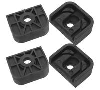 OFFSCH Coussinets en Caoutchouc Anti-vibrations pour Supports de Climatisation Extérieur, Amortisseur Climatisation Stable et Solide, Vacances, Pack de 4 Pièces