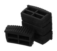 OFFSCH Coussins en Caoutchouc pour Pieds d'Échelle, Lot de 4, Embouts Antidérapants pour Échelles d'Extension, Convient aux Travaux de Maintenance et Bricolage