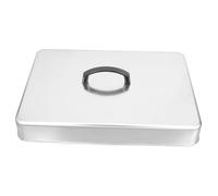 OFFSCH Couvercle De Casserole Vapeur en Acier Inoxydable Rectangulaire 43,5x28,3x6,6 Cm pour Cuisson Barbecue Et Grillades, Cloche De Fusion pour Steak Et Fromage Résistante à La Chaleur