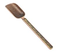 OFFSCH Cuillère à Thé en Cuivre et Zinc Vintage Pelle à Thé Doseuse Design Simple et Raffiné Facile à Nettoyer Usage Quotidien