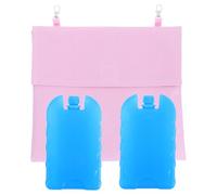 OFFSCH de Glace pour Lapin, Pochette Isotherme Lapin, 2 Pains de Glace réutilisables, boîte à Glace, Anti-Condensation, Cage Lapin, Chinchilla, Cochon d’Inde, été