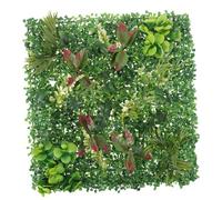 OFFSCH Décoration Murale Végétale Artificielle De Mur Végétal Décoration De Plante Simulée Toile De Fond De Haie Murale Réaliste