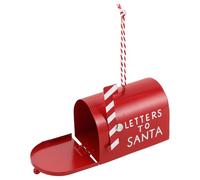 OFFSCH Décorations d'arbre de Noël en Fer Décoration de boîte aux Lettres du Père Noël Mini décoration de boîte aux Lettres pour Les pour Les Amis