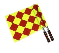 OFFSCH Drapeau Spécial de L'arbitre en Tarpaulin pour Coupe du Monde, 2pcs Drapeau à Main de Patrouille Facile à Transporter et Nettoyer, pour Match de Football Couleur Couleur Aléatoire