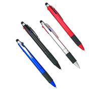 OFFSCH Ensemble De 4 Stylos À Bille Multifonctions pour La Prise De Notes Les Réunions Les Appareils À Écran Tactile