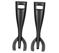 OFFSCH Ensemble de pinces pour assiettes de barbecue support de fourchette à steak en fonte robuste et résistant