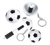 OFFSCH Ensemble De Stylos À Bille De Sport Porte-clés À Thème Football Porte-clés Télescopique Stylos À Bille Étudiant