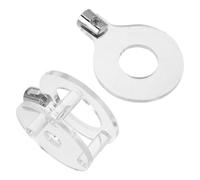 OFFSCH Étagère Murale en Acrylique Transparent pour Flûtes Transversales et Flûtes à Bec, Support de Rangement Mural pour Instruments à Vent de 3 Cm de Diamètre, Organiseur Pratique