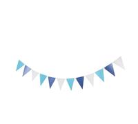 OFFSCH fanion bannière banderole drapeaux multicolore bannière de banderole triangulaire multicolore de bruant triangulaire guirlande dorée drapeaux de