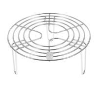OFFSCH Grille De Cuisson À La Vapeur Multifonction En Acier Inoxydable 304 - Panier Ronde Pour Légumes Et Œufs Support À Vapeur Élevé De 15.5 Cm