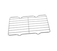 OFFSCH Grille en acier inoxydable pour barbecue et barbecue - 35 x 24 cm - Pour cuisson au four et barbecue - Séparateur d'huile carré compatible avec plateau de 40 x 30 cm - Maille multifonction pour