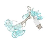 OFFSCH Guirlande Lumineuse à thème océanique 15 Ampoules LED Fil métallique Décoration de Salle de Plage Guirlande Lumineuse décorative esthétique pour fête Mariage Maison