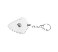 OFFSCH Guitar Pick Holder Transparent Case Portable Keychain Plectrum Storage Box for Acoustic and Electric Guitar Players and Travel-Friendly