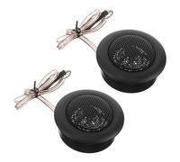 OFFSCH Haut-Parleur Aigu Voiture 200w Plastique Noir 4 Ohms | Clarté Haute Fréquence, Réponse 2500-25000 Hz, 30w Effectifs, pour Installation Intérieure et Remplacement