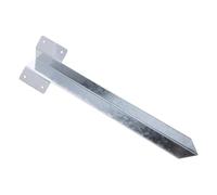 OFFSCH Heavy Duty Galvanized Steel Fence Post Anchor for Outdoor Garden Brackets Stable Ground Stake for Plant Support and Decorative Fence Columns