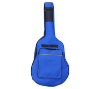 OFFSCH Housse Imperméable pour Guitare Folk 40/41 Pouces Paquet à Double Sangle en Tissu Oxford Poche De Rangement Confort De Transport Protection L'humidité Bleu