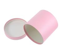 OFFSCH Jardinière Cylindrique en Papier pour Bouquets, Boîte à Fleurs Ronde pour Compositions, Adaptée aux Mariages et Célébrations d'Anniversaire