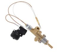 OFFSCH Kit Thermocouple de Remplacement pour Chauffage de Terrasse Extérieure, Dispositif de Sécurité Anti-Inclinaison Capteur Thermique en Laiton et Plastique, Compatible Parasol