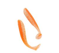 OFFSCH Leurres Souples de Pêche en Silicone Forme Poisson Queue en T 8cm 3,4g Lot de 15 Pièces Appâts Réalistes pour Pêche en Mer Couleur Aléatoire