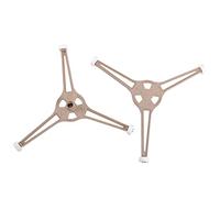 OFFSCH Lot de 2 Anneaux en Plastique pour Plateau Tournant de Four à Micro-Ondes, Support Stable, Résistance aux Hautes Températures, Accessoire de Rechange