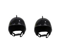 OFFSCH Lot De 2 Casques De pour Animaux De Compagnie Lot De 8 Noirs en Polypropylène Accessoire De Solaire pour Poules Et Oiseaux