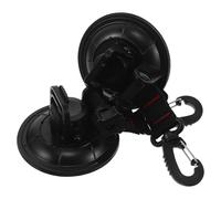 OFFSCH Lot de 2 Crochets à Ventouse Puissants 9 CM Ventouses Robustes en Plastique sans Perçage Fixation Sûre pour Carrelage Adaptés au Camping Salle de Bain et Auvent Voiture