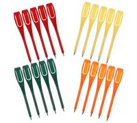 OFFSCH Lot de 20 Crayons de Score de Golf en Plastique Multicolores Mini Crayons Pointus Clip Pratique Outil de Marquage pour Compétitions et Entraînement Golf