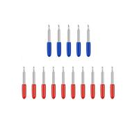 OFFSCH Lot de 25 Lames De Découpe pour Traceur De Découpe 30 45 Et 60 Degrés pour Machine De Découpe Universelle Couleur Aléatoire