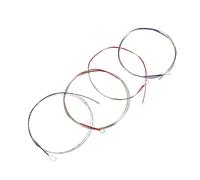 OFFSCH Lot De 4 Cordes Métalliques Pour Pipa, Ensemble Complet Solide De Remplacement, Tension Standard Pour Sonorité Exceptionnelle, Accessoires Pour Pratique Et Performance Musicale