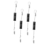 OFFSCH Lot de 4 Diodes Haute Tension Universelles pour Four à Micro-ondes, Technologie Avancée en Métal Bornier, Pièces de Remplacement Fiables pour Usage Domestique