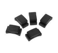 OFFSCH Lot De 5 Supports De Médiators Multi-Instruments en Caoutchouc Noir pour Guitare Basse