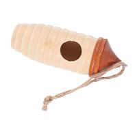 OFFSCH Maison de Maisons d'oiseaux pour l'extérieur boîte à pour comptoir de Cuisine matériaux de nichoir et de nichoir Faits à la Main Bois Brown