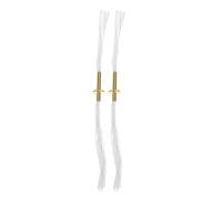 OFFSCH Mèches de Rechange Durée Prolongée, pour Éclairage et 2 Pièces en Alliage Tube de Mèche 12-14cm, Stabilité de Combustion Élevée pour Lampe à Huile et Pétrole Projets Bougies