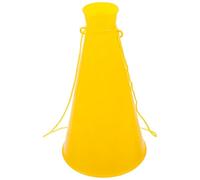 OFFSCH Mégaphone Plastique Jaune Portable, Accessoire de Jeu pour Fans, Corne D’Encouragement Légère et Maniable, pour Événements Sportifs, Fêtes et Animations en Plein Air