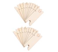 OFFSCH Navettes en Bois 20pcs Outil de Tissage Utilisable avec Plusieurs Types de Fils pour Projets de Tissage à Domicile