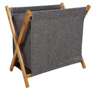 OFFSCH Panier à Linge Pliable de Capacité pour Placard de Rangement pour Dortoir Salle de Bain Panier à Linge Polyvalent Facile à Transporter Gris Petite Taille