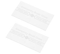 OFFSCH Panneau D'alarme Bris De Verre Manuel Pour Sécurité Incendie, 2 Pièces, Verre Transparent, Protection De L'interrupteur, Et Haute Température, Usage Urgence Et Prévention Incendie