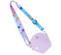 OFFSCH Paquet à Motif Coquillage en Silicone Pourpre, Pochette Bandoulière | Fermeture Éclair Pratique, une Seule Sangle, Format Compact pour Dating et Camping Couleur Aléatoire