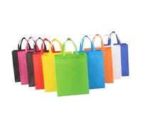 OFFSCH Paquet de Courses Non Tissé Réutilisable 30 Pièces Paquet Fourre-Tout Pliables Poignée Confortable pour Épicerie Événements Protection Environnementale