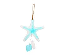 OFFSCH Pendentif Éolien Verre Créatif Étoile De Mer Carillon De Vent pour Fenêtre Corridors Et Décoration Nautique Élégante Doux