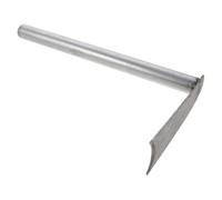 OFFSCH Petite Houe de Jardin en Fer Robuste Manche Court Compact Outil Multifonction pour Creuser Désherber et Ameublir Sols Durs pour Potagers et Massifs Étroits Outil à Main de