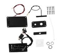 OFFSCH Pick-up pour Violon Électrique avec Câble et Boîtier Batterie Reproduction Sonore Précise Installation Facile pour Musiciens et Compatible Amplificateurs Noir